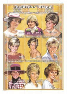 Senegal známky, Princezna Diana